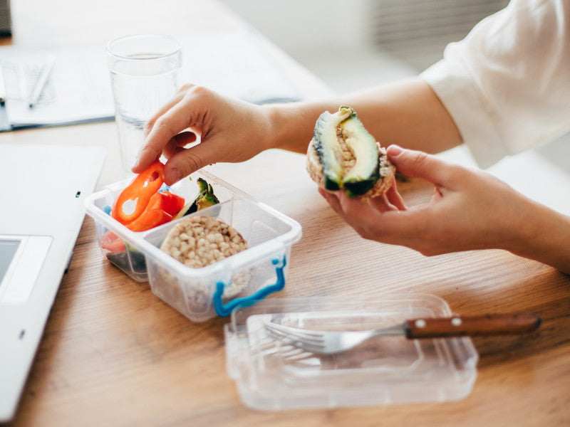 packed healthy lunch