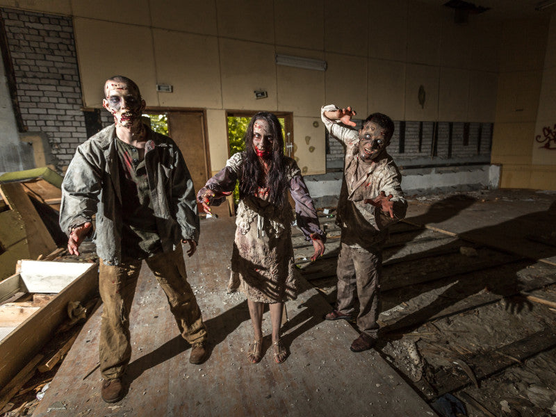 Zombie workout for halloween