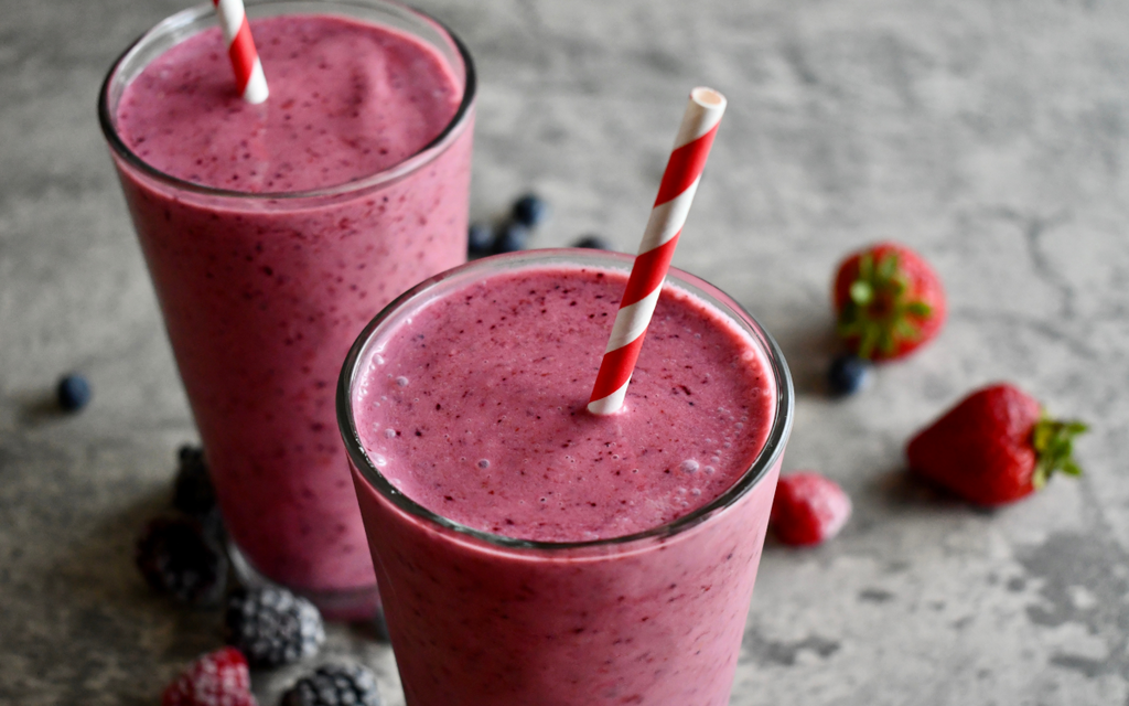 Mixed berry smoothie