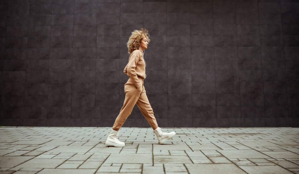 woman walking
