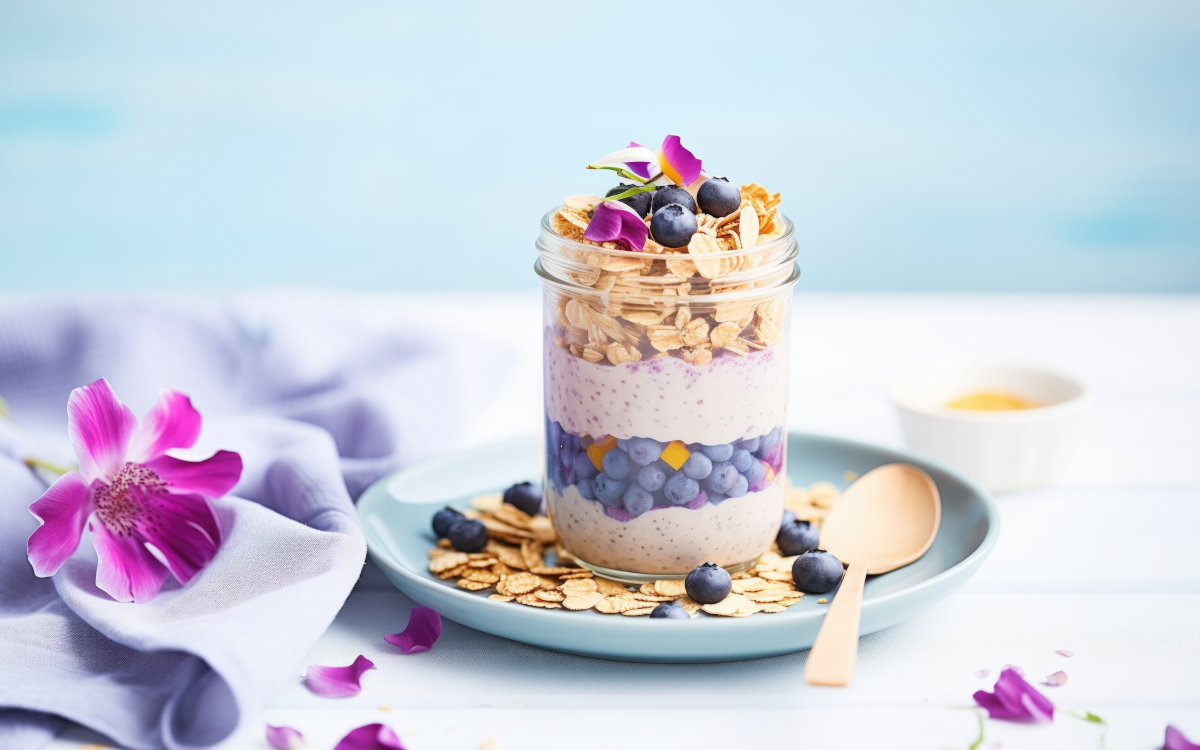 Vanilla Ice Cream Dream overnight oats