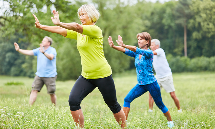 How does exercise help with stress?
