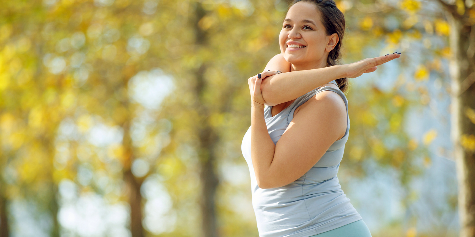 Woman who eats fat burning foods