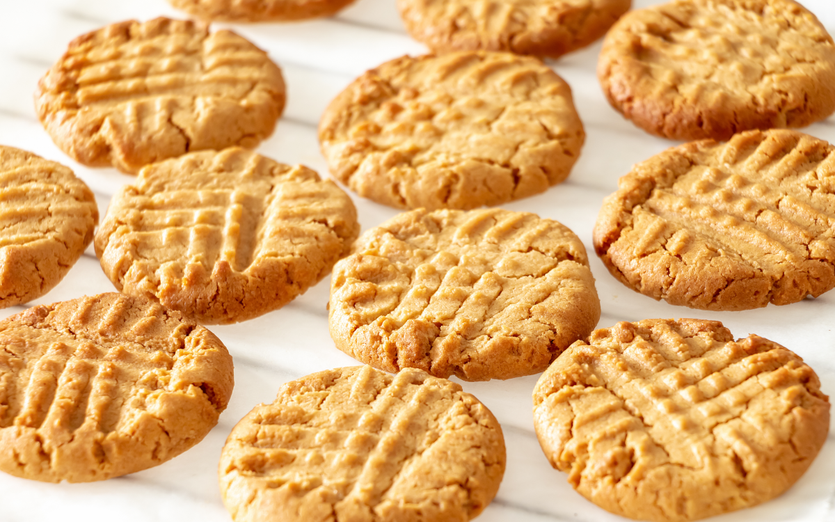 peanut butter banana cookies