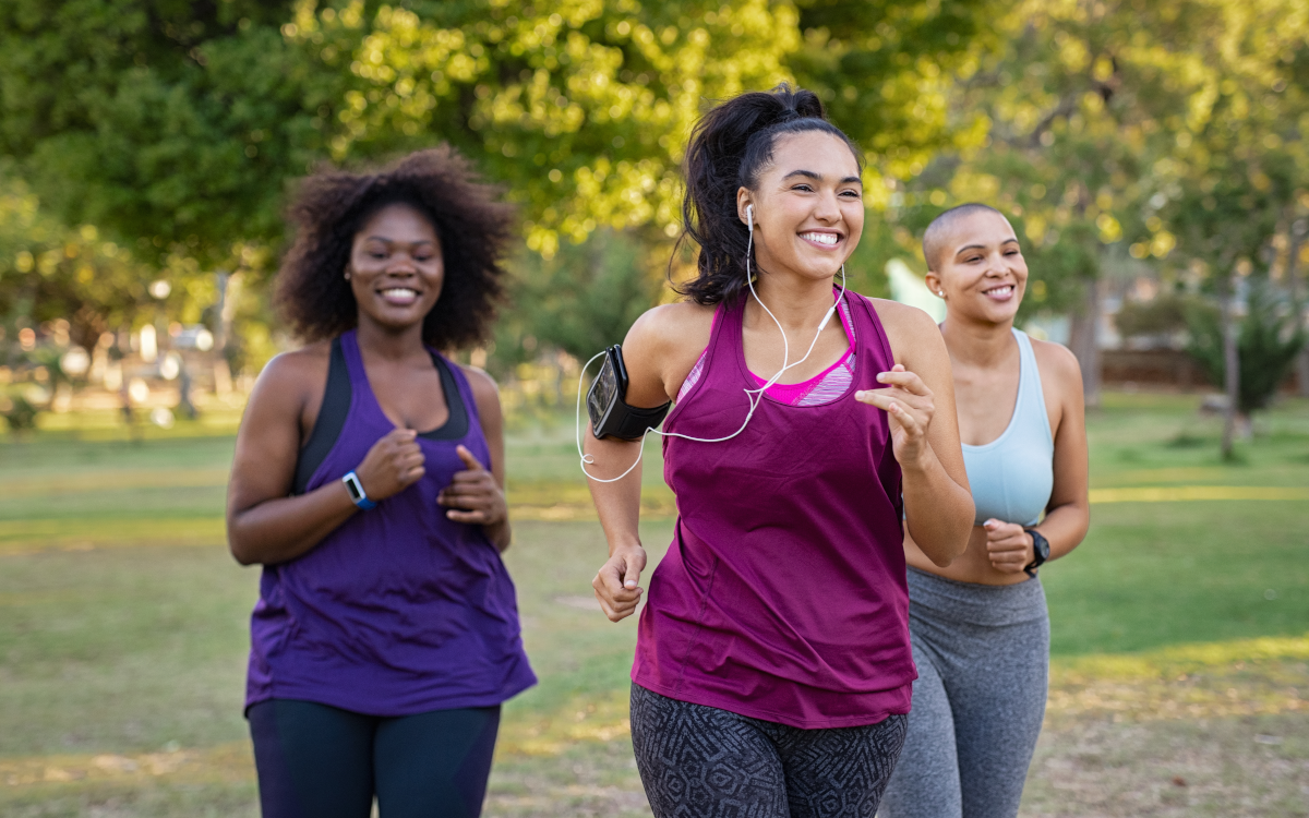 women jogging